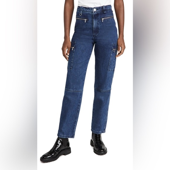 WOMENS WEWOREWHAT Ankle Denim Utility JEANS SIZE 26